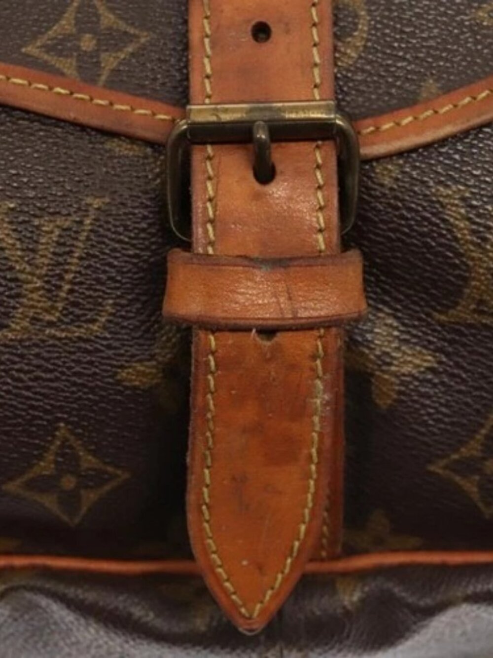 LOUIS VUITTON Monogram Saumur 35 Shoulder Bag M42254 LV Auth ki4838 - Picture 13 of 16